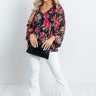 Train To Paris Floral Shift Top Image - 1