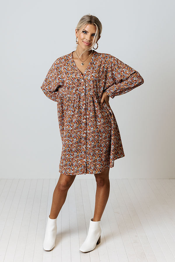 Anything Is Possible Floral Babydoll Dress Image - 4