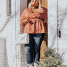 Total Flirt Leopard Top in Rust Curves Image - 1
