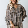 Downtown Dallas Snake Print Dress Curves Image - 1