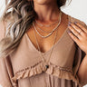 Trail Less Traveled Layered Necklace In Ivory Image - 1