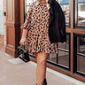 Chic Sweetheart Leopard Shift Dress in Mocha Curves Image - 1