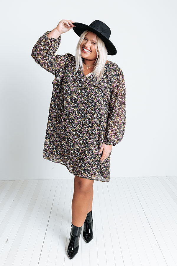 Down Time Floral Dress Curves