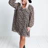 Down Time Floral Dress Curves Image - 1
