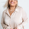 NYC Smiles Button Up Top Curves Image - 1
