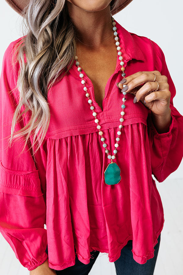 Quaint Cottage Semi Precious Necklace Image - 1