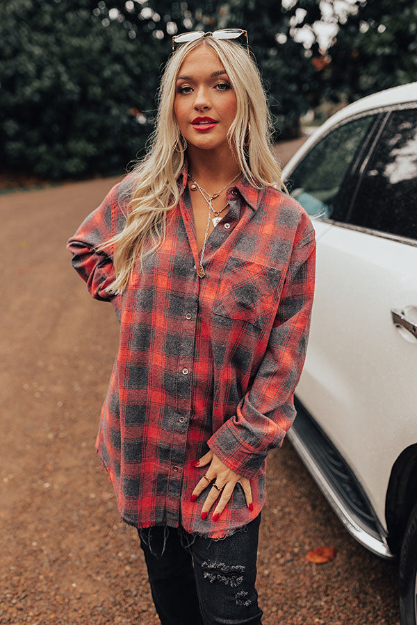 Blame It On The Weather Flannel Image - 2