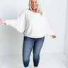 Weekend Living Shift Top In Cream Curves Image - 1