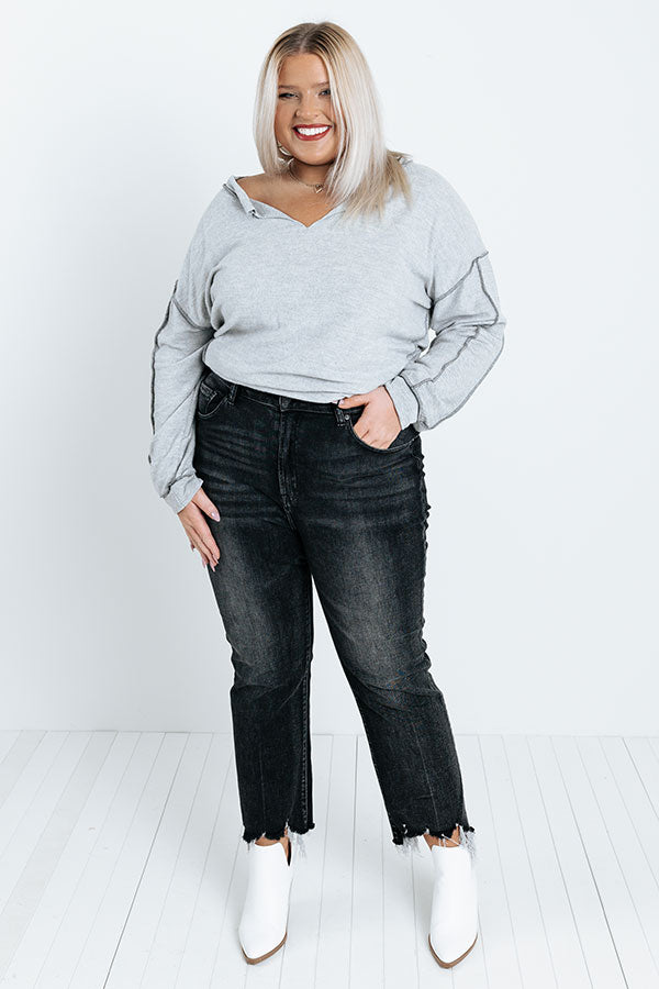 Risen The Nancie High Waist Ankle Flare Curves Image - 1