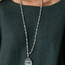 Wishing You Well Semi Precious Necklace In Aqua Image - 1