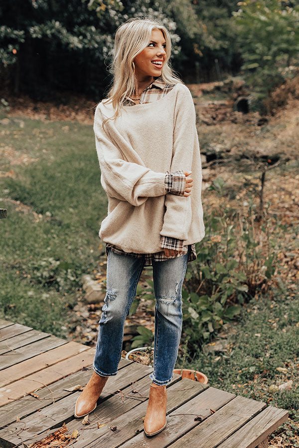 National Treasure Sweater In Cream