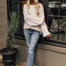 Last Train To The City Knit Sweater In White Image - 1