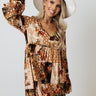 Caramel Spiced Kisses Babydoll Dress Image - 1