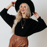 National Treasure Sweater In Black Image - 1