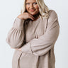 Can You Hear The Music Shift Top In Taupe Curves Image - 1