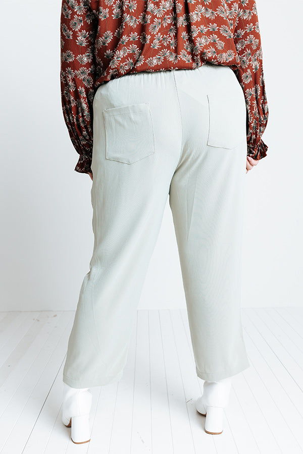 The Lari High Waist Trousers In Pear Curves Image - 4