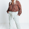 The Lari High Waist Trousers In Pear Curves Image - 1