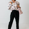 The Lari High Waist Trousers In Black Image - 1