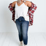 Kisses On The Coast Shift Tank In Light Birch Curves Image - 1