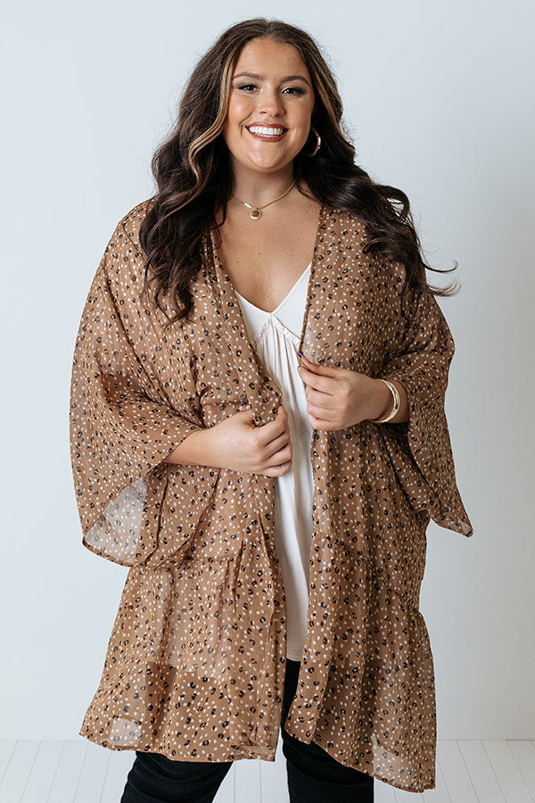 Something More Duster In Mocha Curves