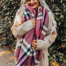 Brooklyn Views Scarf In Wine Image - 1