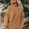 Seasonal Shift Knit Sweater In Khaki Image - 1