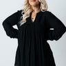 Patio In Paris Shift Dress In Black Curves Image - 1