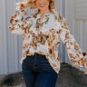 Simply Flourishing Shift Top In Ivory Curves Image - 1