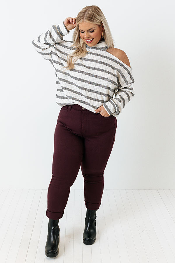 Original Idea Stripe Top Curves Image - 1