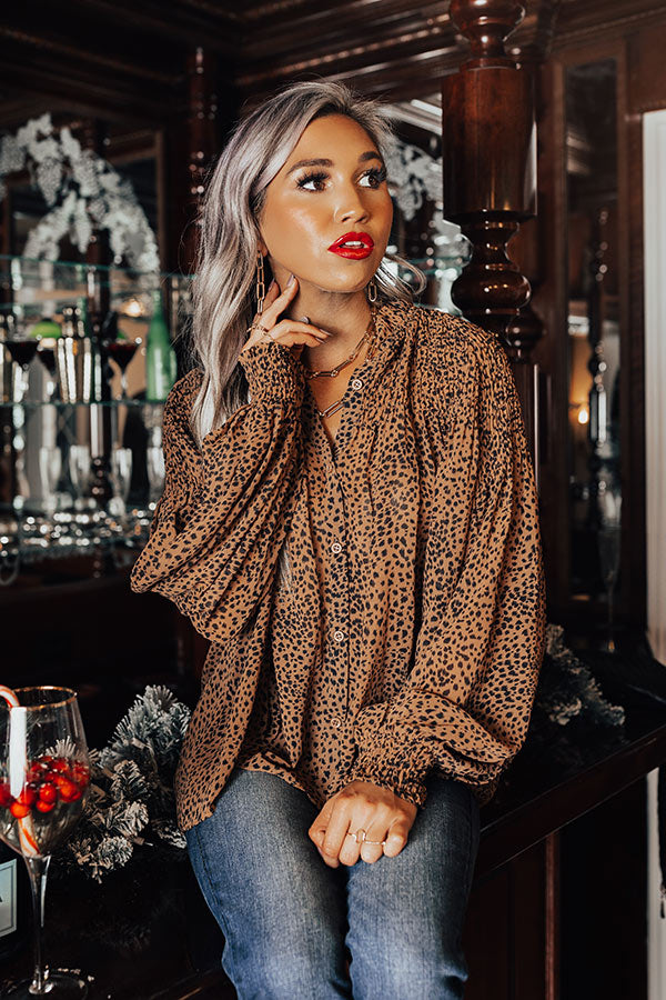 Nights In LA Leopard Top Image - 2