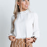Sky Bar Shift Top In Stone Image - 1