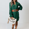 Patio In Paris Shift Dress In Green Image - 1