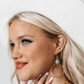 Spotlight Town Semi Precious Earrings In Green Image - 1