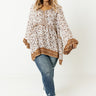 Sweet Distraction Paisley Babydoll Top Curves Image - 1