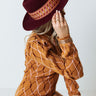 Make Amends Wool Fedora In Wine Image - 1