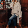 Windchill Cable Knit Sweater In Light Grey Image - 1