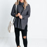 Dakota Views Waffle Knit Top In Slate Image - 1