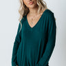 Making Friends Shift Top In Hunter Green Image - 1