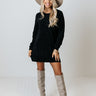 Headed For The Mountains Tunic Sweater In Black Image - 1