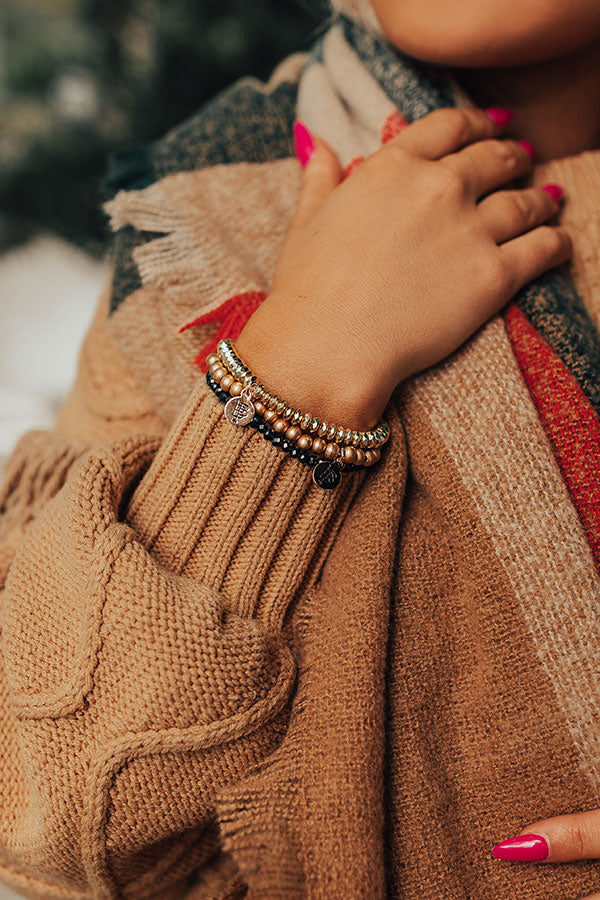 The Dakota Stretchy Stack Bracelet Set Image - 2