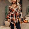 Steal Away Plaid Embroidered Top Image - 1