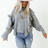 Retreat To The Mountains Sweater In Grey Image - 1