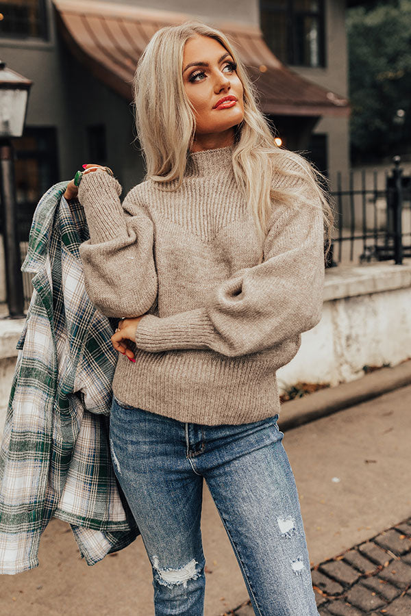 Quick Trip To Brooklyn Sweater In Birch Image - 1