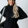 Dakota Views Waffle Knit Top In Black Image - 1