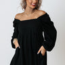 No Secrets Checkered Dress In Black Image - 1
