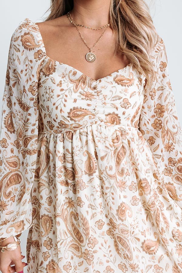 Smile And Alm Paisley Dress Image - 4