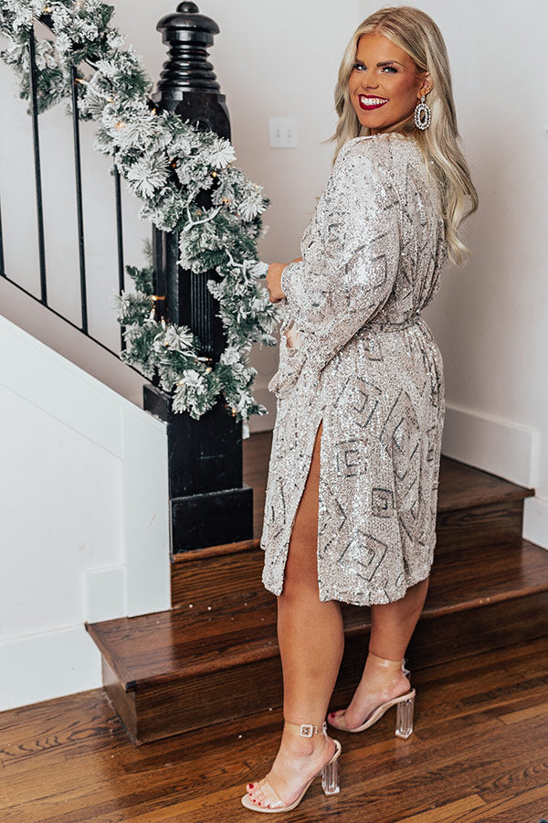 Regal Attire Sequin Duster Curves