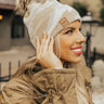 Denver Nights Camo Beanie In Beige Image - 1