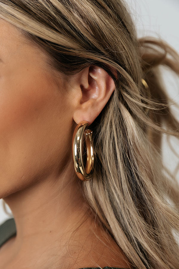 Nashville Lights Hoop Earrings Image - 1