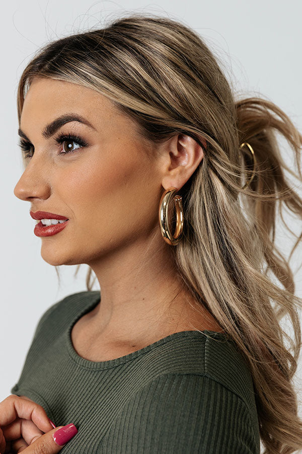 Nashville Lights Hoop Earrings Image - 2